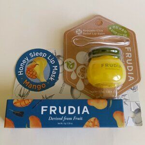FRUDIA - 2-Pc Set: Honey Sleep Lip Mask & Avocado Lip Balm - 10 g. Each